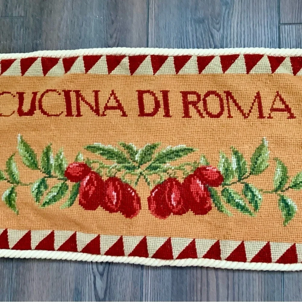 Needlepoint By Hand Pillow Case 12/24”